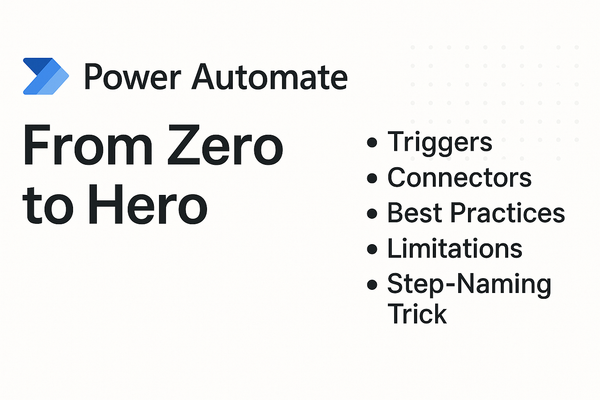 Power Automate: From Zero to Hero